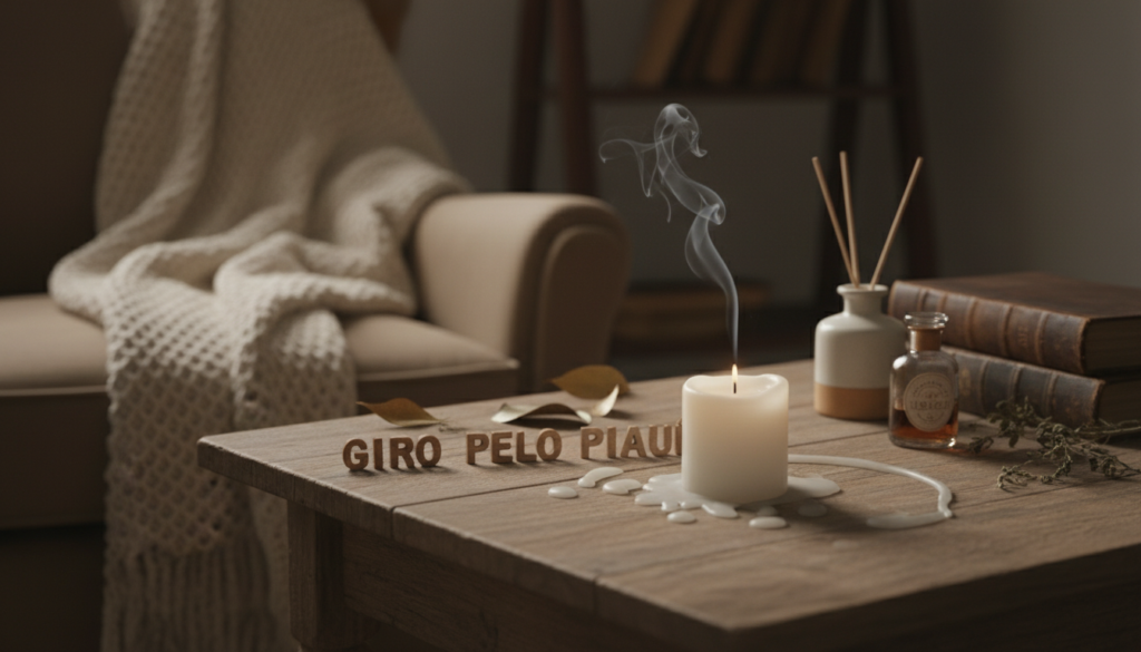 sentir cheiro de vela do nada