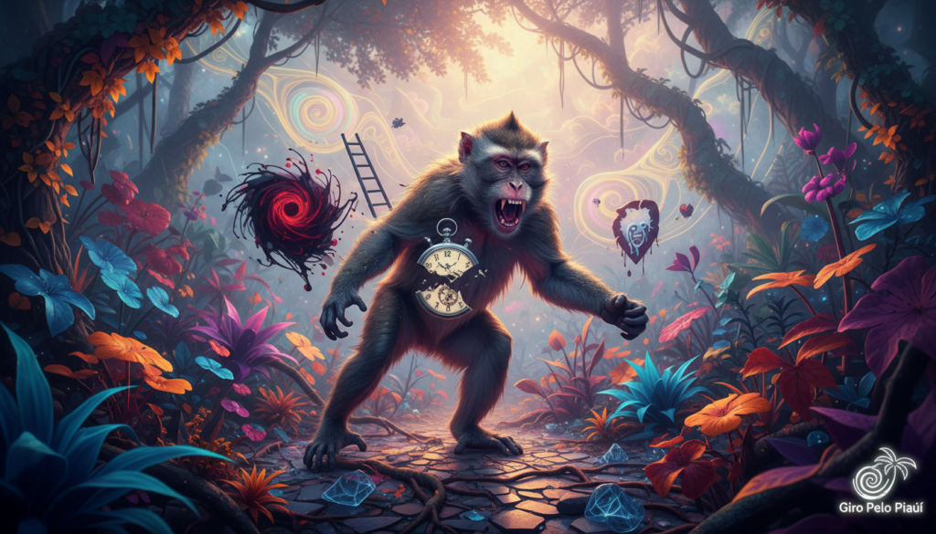 sonhar com macaco atacando