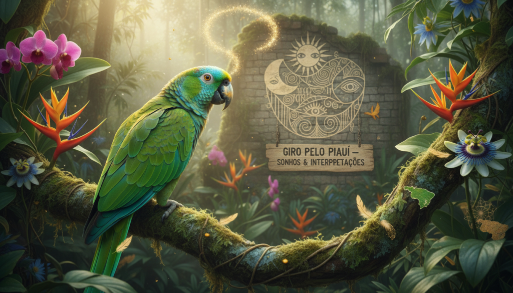 sonhar com papagaio verde